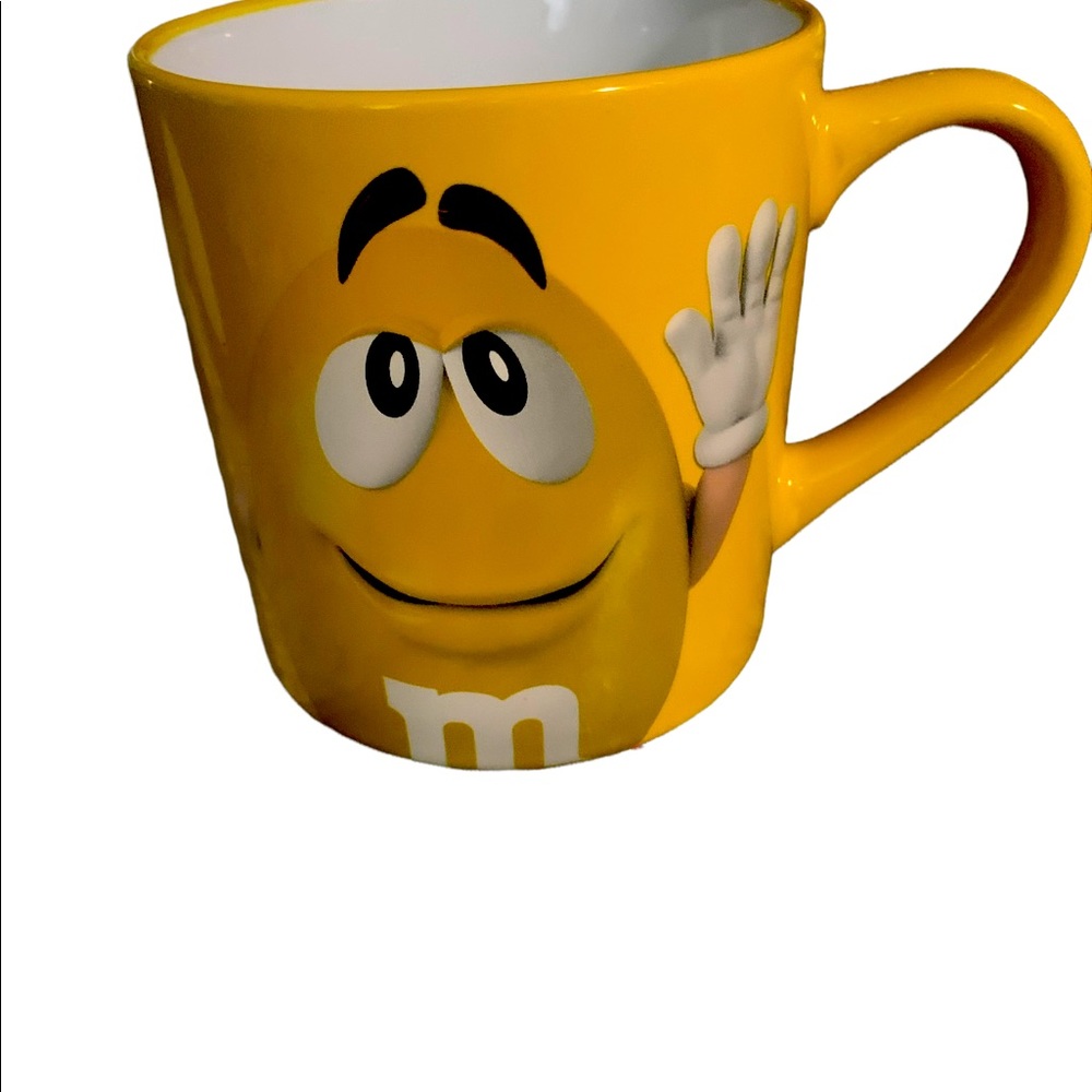 Yellow M&M collectibles mug